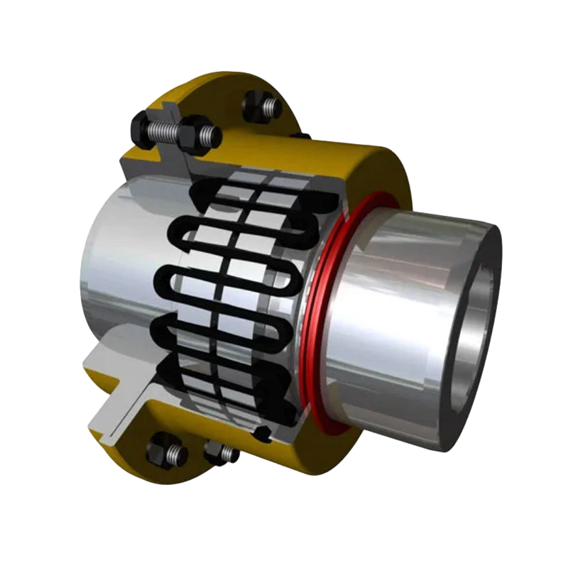 Змеевидная пружинная муфта Т70 с соединительным валом